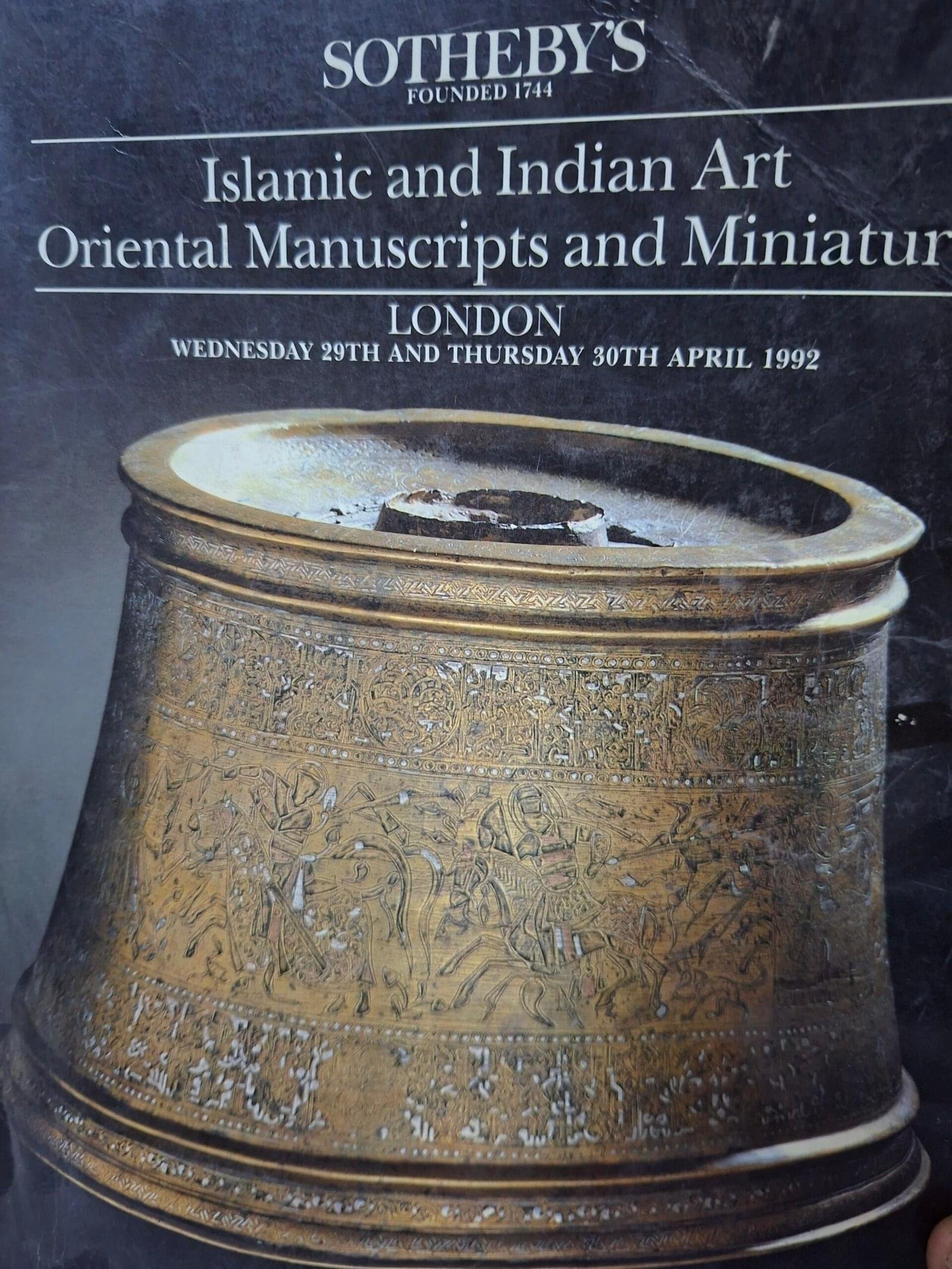 ISLMIC AND INDINA ART
 ORIENTAL MANUSCRiPTS  AND MINIatures